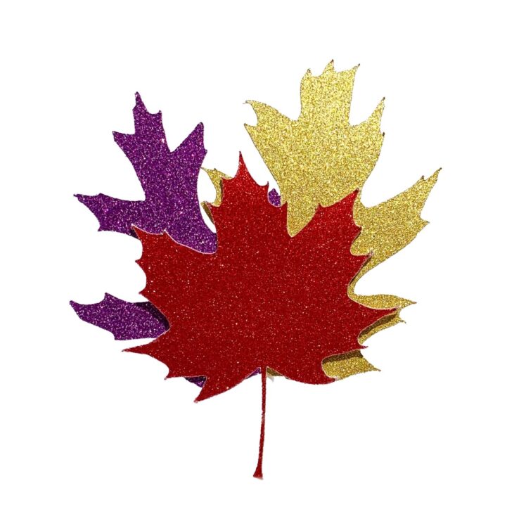 Autumn Leaves Cupcake Toppers