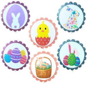 Maureen McCullough Designs Easter Cupcake Toppers