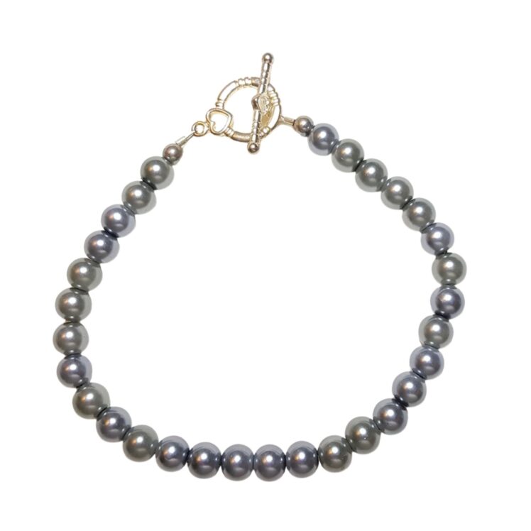 Black Pearl Beaded Bracelet