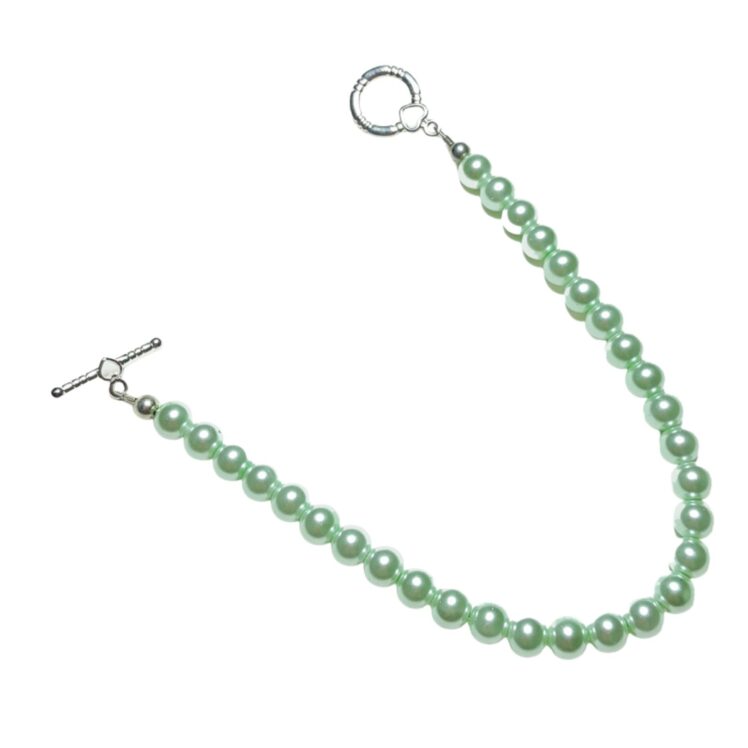 Mint Green Pearls Beaded Bracelet