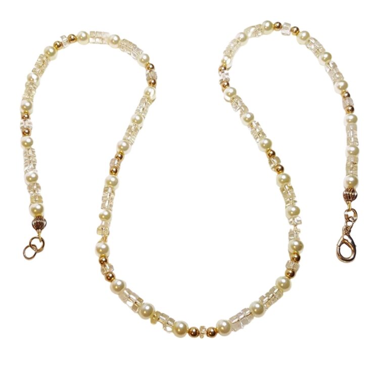 Yellow Pearls Citrine Gemstone Single Strand Statement Necklace